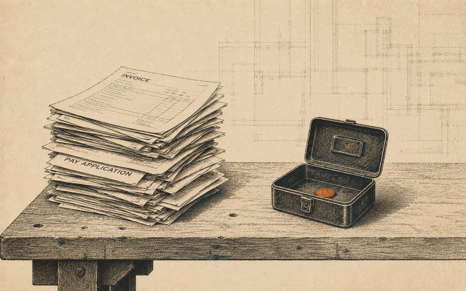 Why does winning your biggest job leave you short of cash?